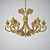 Svartalv Forged Chandelier 3D model small image 1