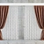 Empire Style Curtains, Part 3 3D model small image 1