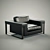 Luxury London Armchair 3D model small image 1
