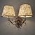 Odeon Light LIKA Sconce 2275: Elegant Brown Metal Wall Lamp 3D model small image 1