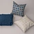 Cozy Comfort Cushion Set 3D model small image 1