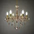 Title: Bohemia WL7189-5KG-CO Chandelier 3D model small image 1