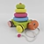 Wooden Turtle Toy 3D model small image 1