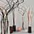 Natural Decorative Twigs Set 3D model small image 2