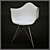 Eames Plastic Armchair Dar - Stylish, Lightweight Seating 3D model small image 1