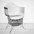 Eames Plastic Armchair Dar - Stylish, Lightweight Seating 3D model small image 2