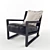 Elegant Clio Armchair by Antonio Citterio 3D model small image 1