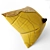 Versatile Textured Decorative Cushion 3D model small image 2