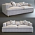 Cozy Comfort Sofa Bed 3D model small image 1