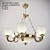 Elegant Reccagni Angelo Chandelier 3D model small image 1