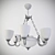 Elegant Reccagni Angelo Chandelier 3D model small image 2