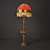 Title: Oak Prado: Retro Floor Lamp 3D model small image 1