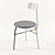 Bauhaus-inspired Minimalist Chair 3D model small image 1