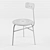 Bauhaus-inspired Minimalist Chair 3D model small image 2