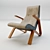 Sleek and Stylish Grasshopper Chair 3D model small image 1