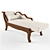SELVA Villa Borghese Couch: Elegant Adjustable Backrest 3D model small image 2