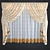 Kitchen Curtains: Ceiling-mounted, 2700mm Height 3D model small image 1