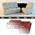 Elegant Corner Sofa for Your Living Room 3D model small image 1