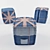 Vintage Hocker Jeans UK 3D model small image 1