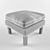 Coffee Ottoman: Mogensen 2204 3D model small image 2