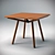 Forte Timber Dining Table: Classic Elegance & Natural Charm 3D model small image 1