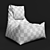 Convertible Bag Chair: Versatile, Compact Design 3D model small image 3