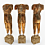 Antique Egyptian Statuette 3D model small image 1