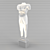Antique Egyptian Statuette 3D model small image 2