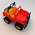 Plastic Toy Car 3D model small image 2