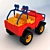 Plastic Toy Car 3D model small image 3