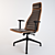 Luxury Cappellini LOTUS Office Chair 3D model small image 1