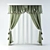 Classic Style Curtains 3D model small image 1