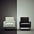 URBN Liva Lounge Chair: Sleek & Stylish Seating 3D model small image 2
