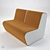 Modern M2 Sofas and Armchair Set 3D model small image 2