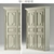 Belle-Île Wooden Wardrobe 3D model small image 1