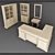 Elegant Office Ensemble 3D model small image 1