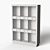 Elegant Mirror Back Display Cabinet 3D model small image 2