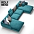 Title: MODULAR SOFA | ROLF BENZ SCALA 3D model small image 3