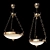 Elegant Reccagni Angelo Chandeliers 3D model small image 4