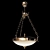 Elegant Reccagni Angelo Chandeliers 3D model small image 5