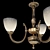 Reccagni Angelo Chandelier: Elegant Lighting Solution 3D model small image 5