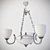 Elegant Reccagni Angelo Chandelier 3D model small image 2
