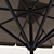 GIDUS MADI T: Aluminum Patio Umbrella 3D model small image 2