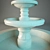 Elegant Zen Water Fountain 3D model small image 2