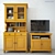 Elegant Wardrobe & TV Stand Set 3D model small image 2