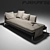 Flexible Comfort: The Feel Good Chaiselongue 3D model small image 1