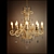 Elegant Crystal Chandelier 800mm - V-Ray Render 3D model small image 1