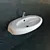 Opoczno Bilbao Overmount Sink 3D model small image 3