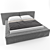Sleek Rest: Modern Bed 3D model small image 1