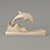 Coastal Bliss: Wooden Dolphin Decor 3D model small image 1